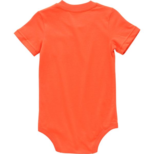 Carhartt Kids' Short Sleeve Pocket Bodysuit (Baby)