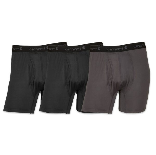 Carhartt Stretch Synthetic Blend 5" Boxer Brief 3-Pack