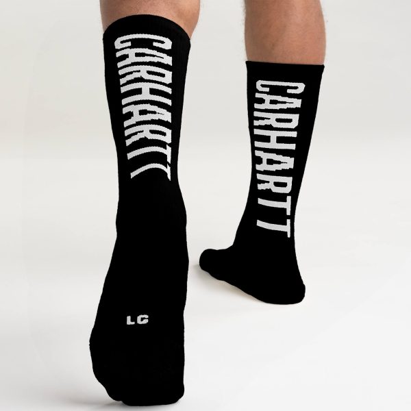Carhartt Midweight Cotton-TENCEL™ Logo Crew Sock 3 Pack