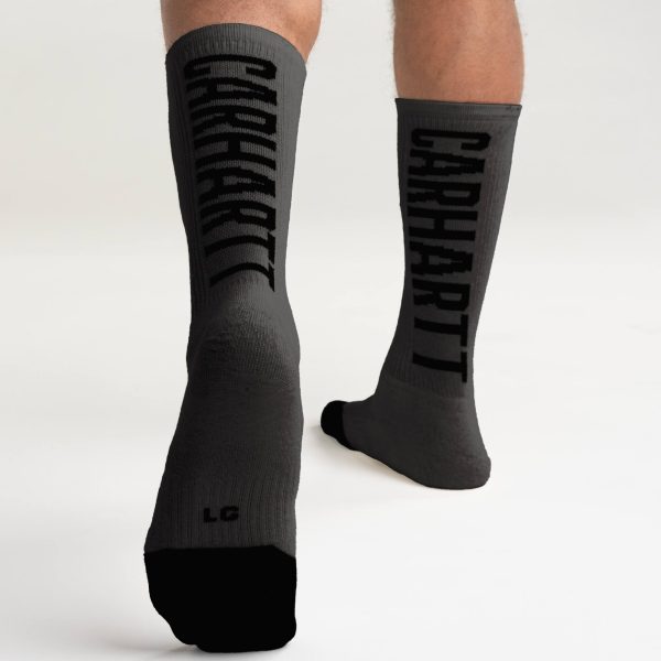 Carhartt Midweight Cotton-TENCEL™ Logo Crew Sock 3 Pack