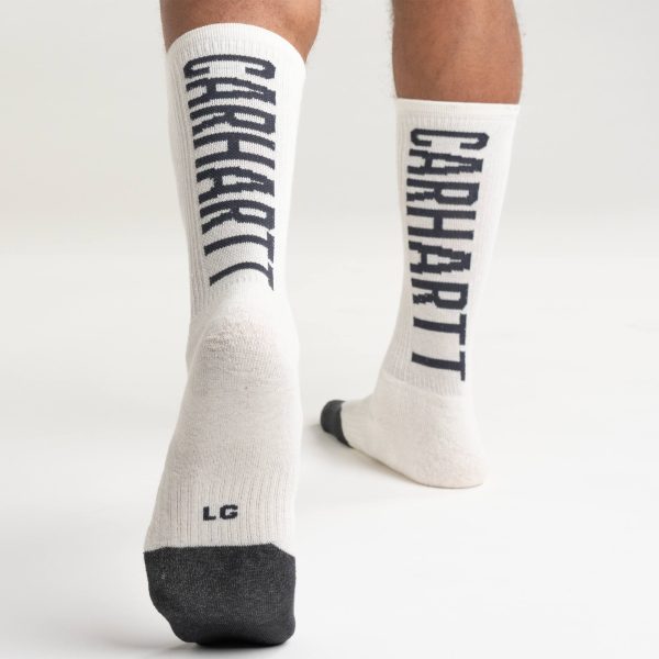 Carhartt Midweight Cotton-TENCEL™ Logo Crew Sock 3 Pack