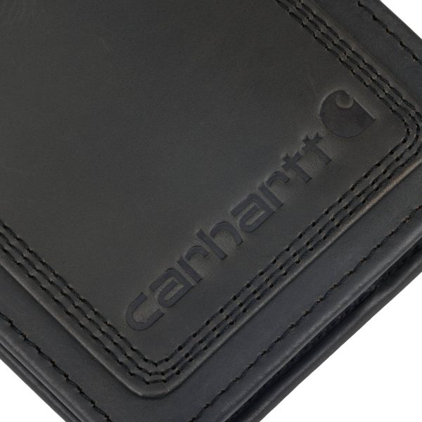 Carhartt Leather Triple-Stitched Passcase