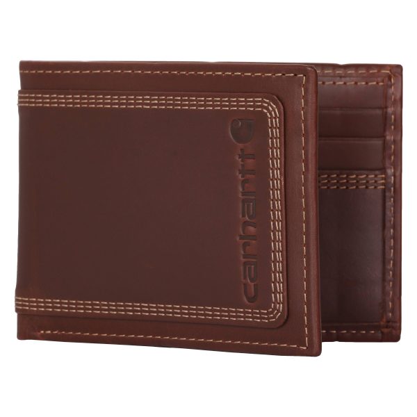 Carhartt Leather Triple-Stitched Passcase