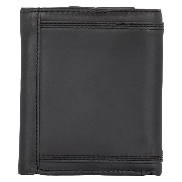 Carhartt Leather Triple-Stitched Trifold Wallet