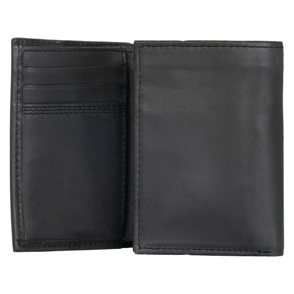 Carhartt Leather Triple-Stitched Trifold Wallet