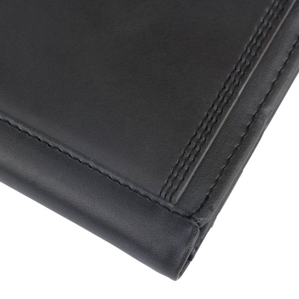 Carhartt Leather Triple-Stitched Trifold Wallet