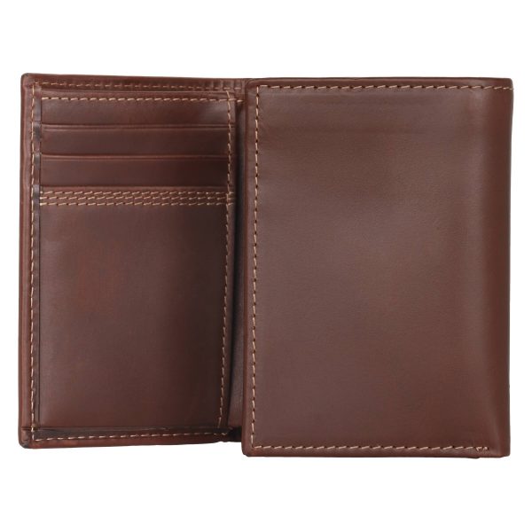 Carhartt Leather Triple-Stitched Trifold Wallet