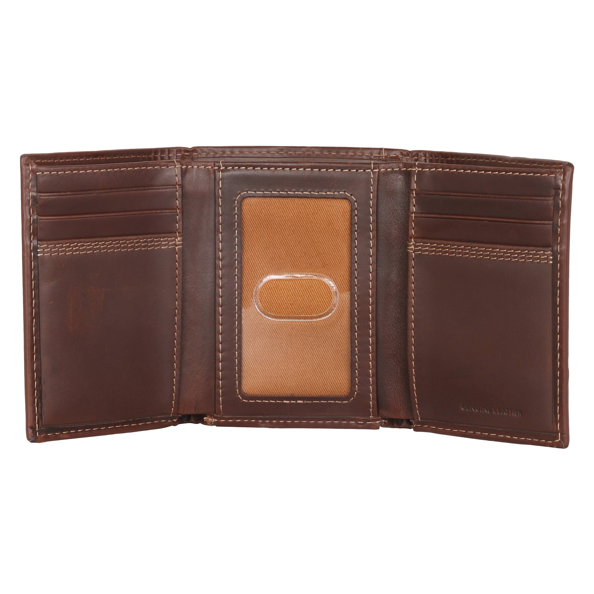 Carhartt Leather Triple-Stitched Trifold Wallet - Image 12