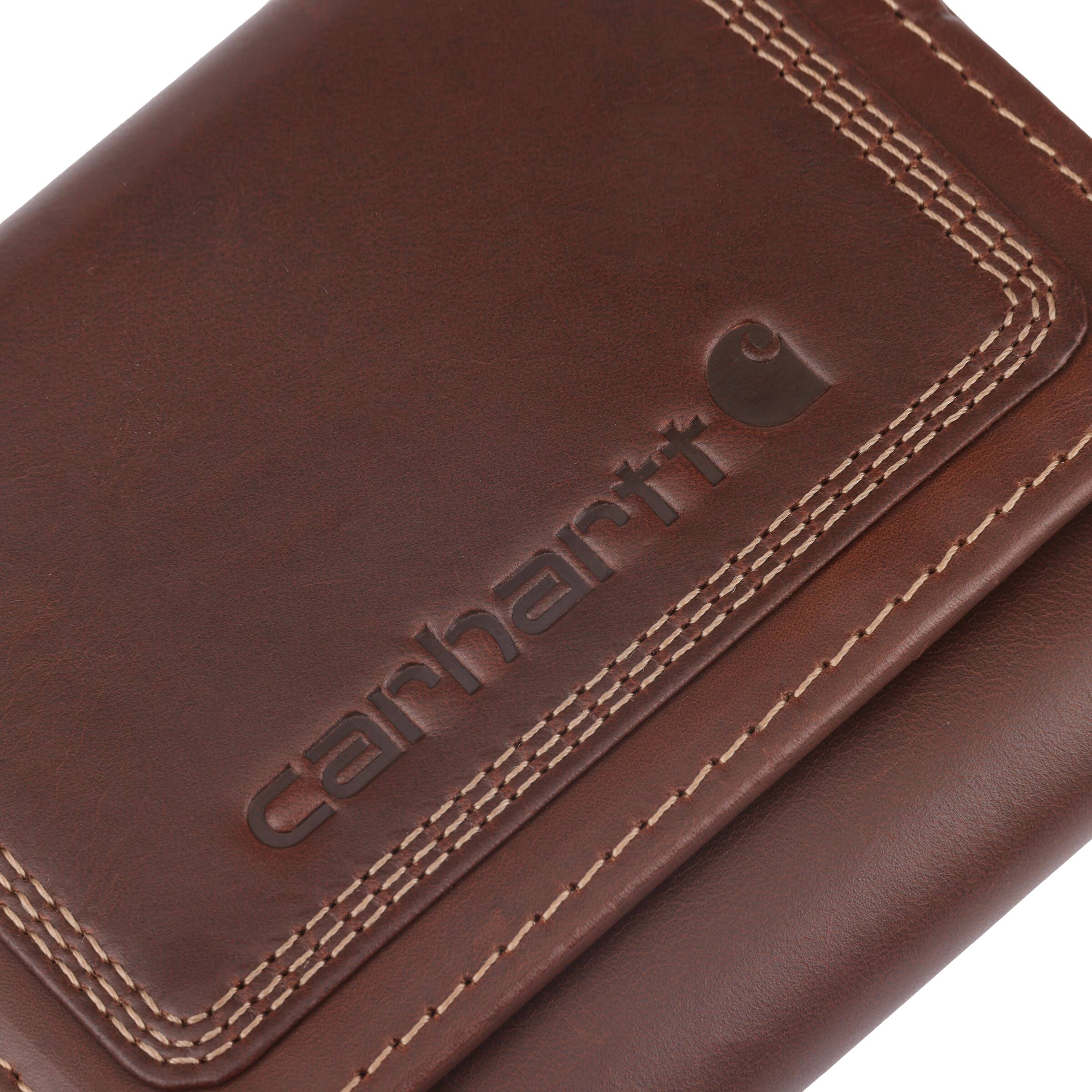 Carhartt Leather Triple-Stitched Trifold Wallet - Image 13