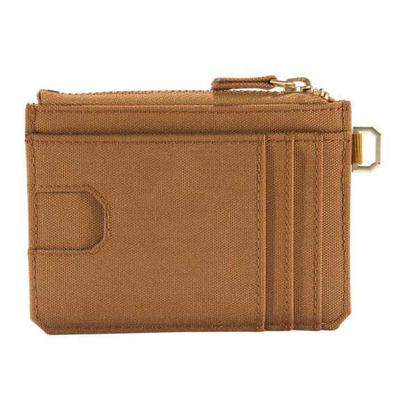 Carhartt Nylon Duck Zippered Card Keeper Wallet