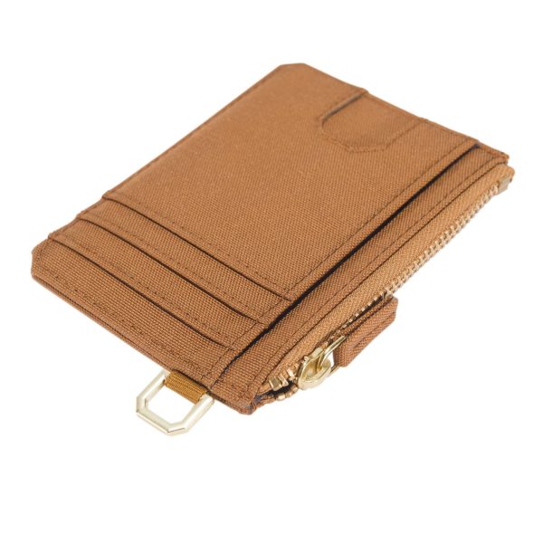 Carhartt Nylon Duck Zippered Card Keeper Wallet