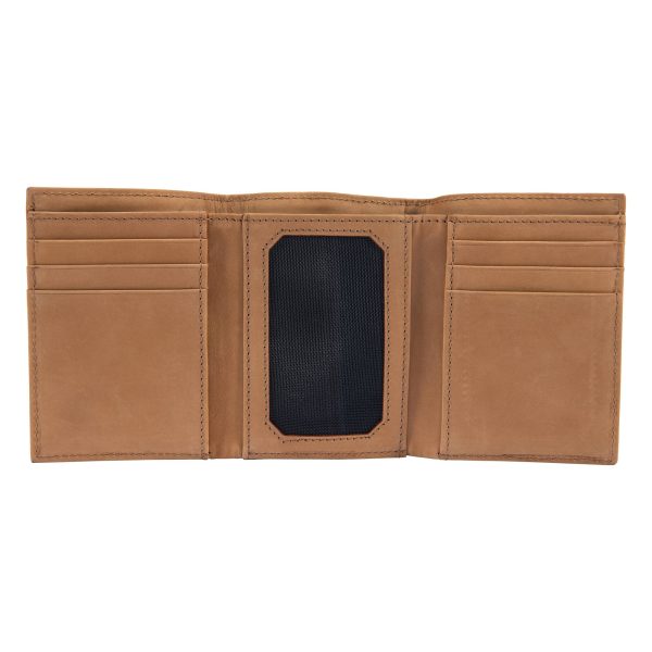 Carhartt Saddle Leather Trifold Wallet