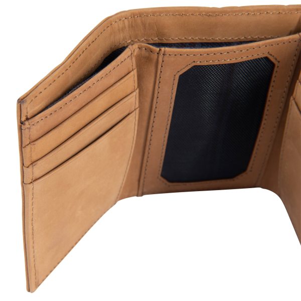 Carhartt Saddle Leather Trifold Wallet
