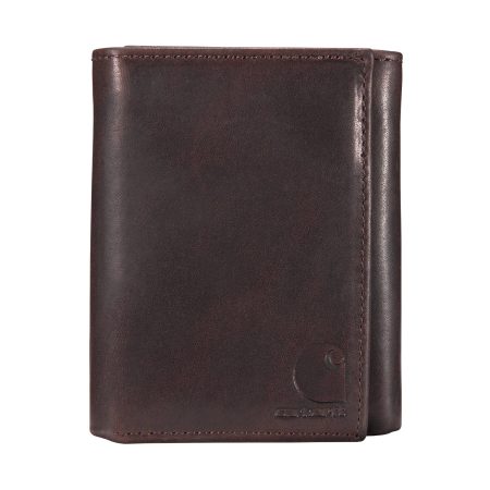 Carhartt Oil Tan Leather Trifold Wallet