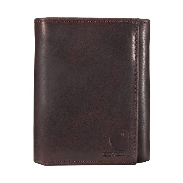 Carhartt Oil Tan Leather Trifold Wallet