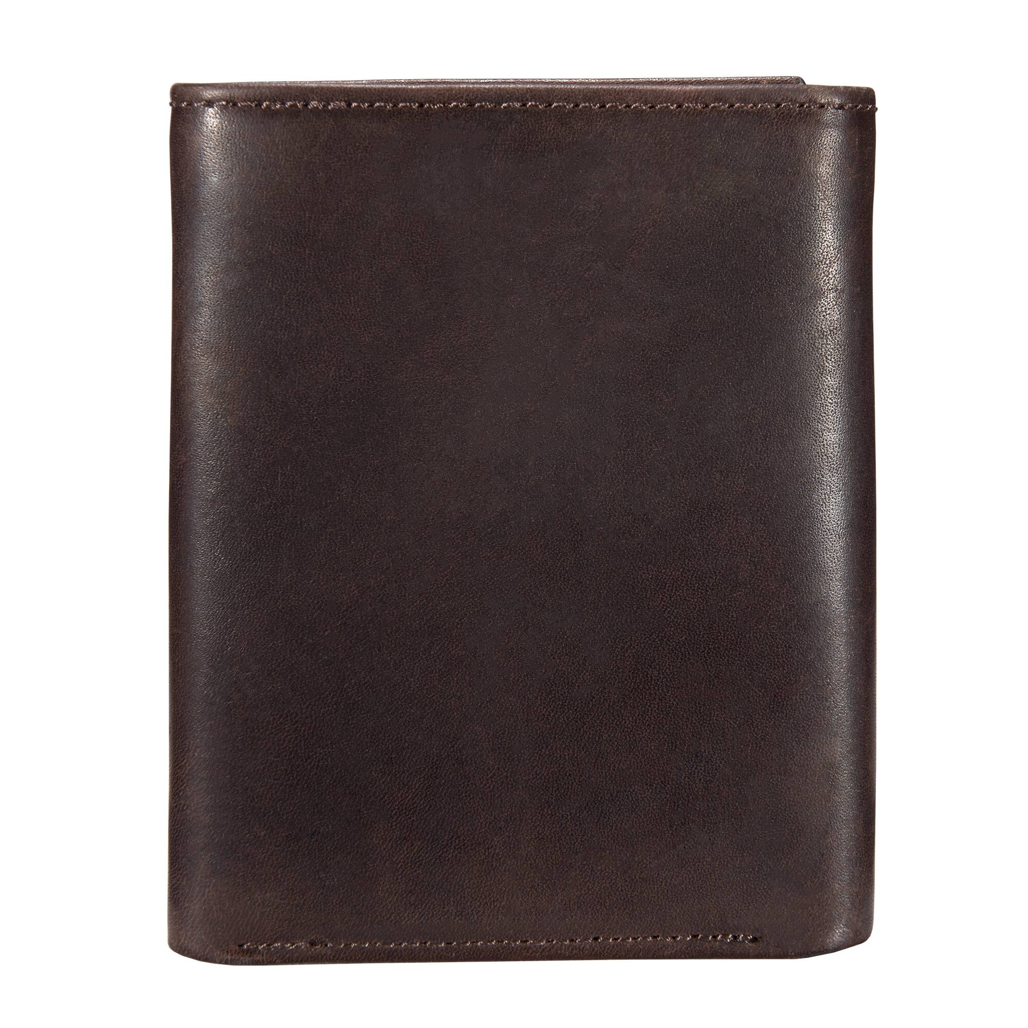Carhartt Oil Tan Leather Trifold Wallet - Image 2