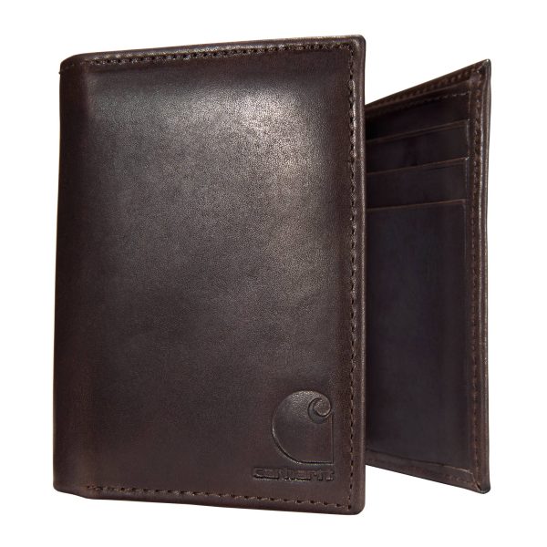 Carhartt Oil Tan Leather Trifold Wallet