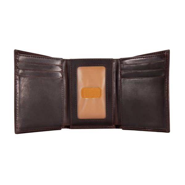 Carhartt Oil Tan Leather Trifold Wallet