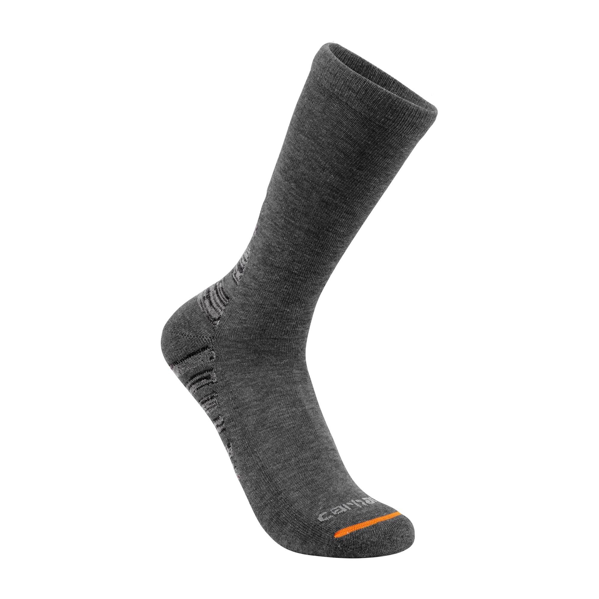 Carhartt Midweight Synthetic-Cotton Blend Crew Sock 3-Pack - Image 2