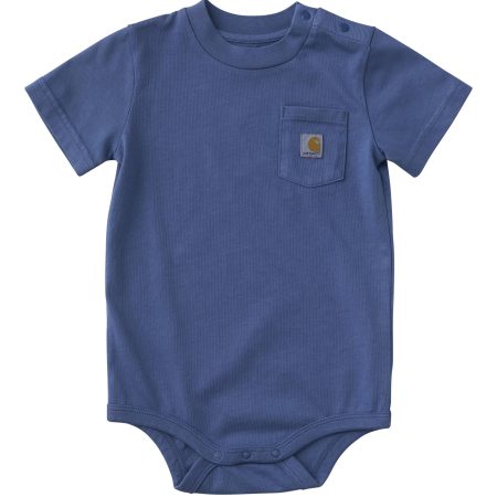 Carhartt Boys' Short Sleeve Pocket Bodysuit (Baby)