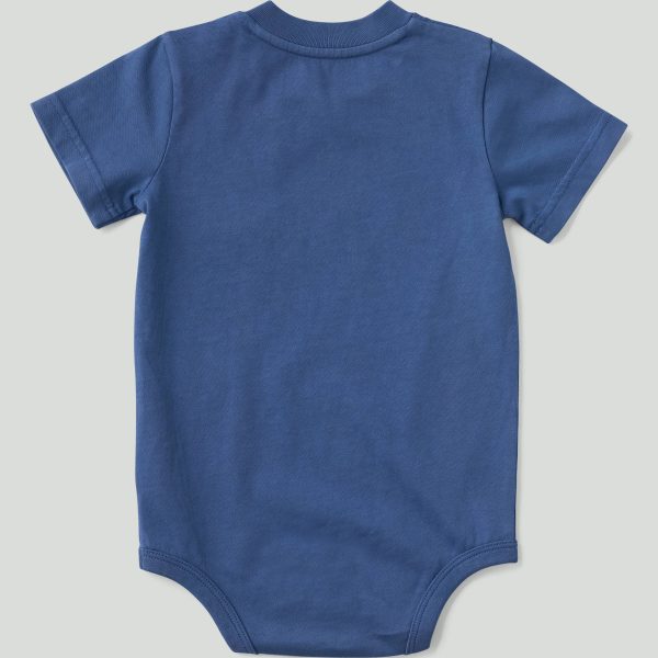 Carhartt Boys' Short Sleeve Pocket Bodysuit (Baby)