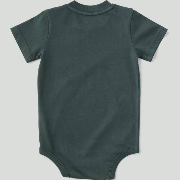 Carhartt Boys' Short Sleeve Pocket Bodysuit (Baby)