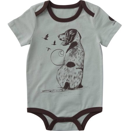 Carhartt Boys' Short Sleeve Dog Bodysuit (Baby)