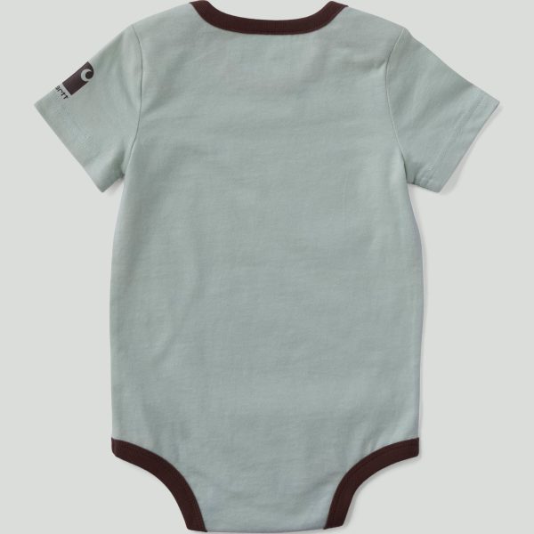 Carhartt Boys' Short Sleeve Dog Bodysuit (Baby)