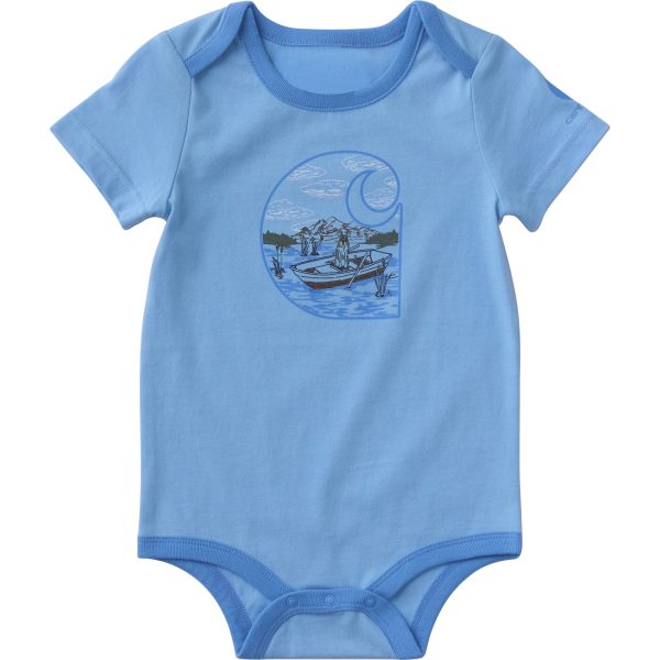 Carhartt Boys' Short Sleeve Fishing Bodysuit (Baby)