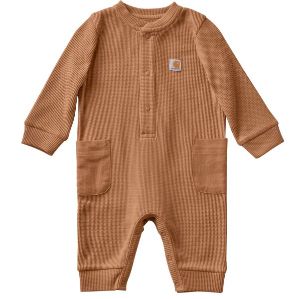 Carhartt Kids' Long Sleeve Thermal Henley Coverall (Baby)