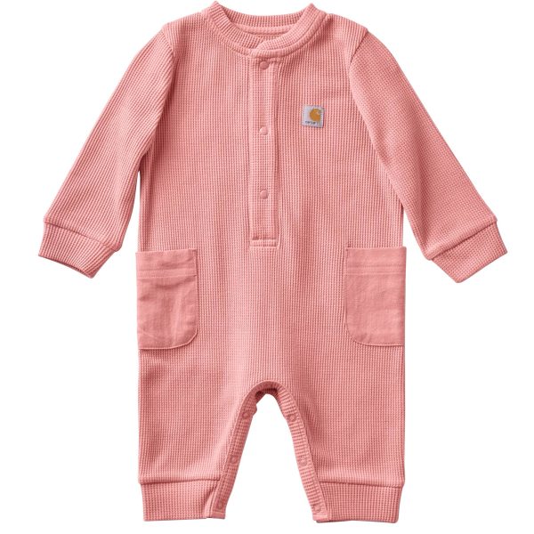 Carhartt Kids' Long Sleeve Thermal Henley Coverall (Baby)