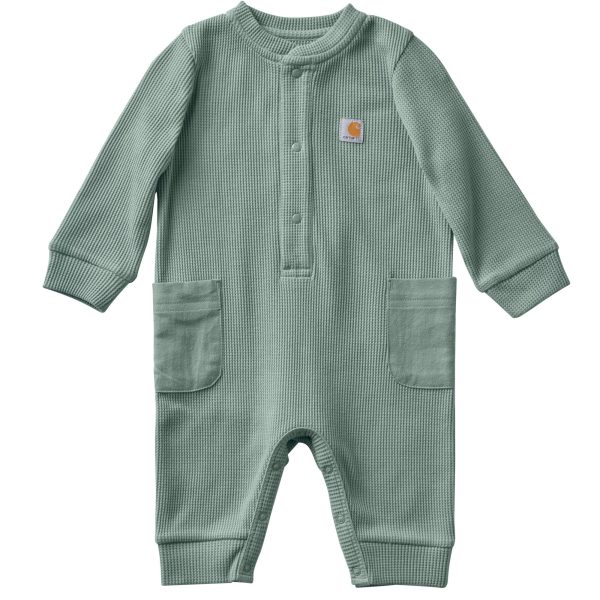 Carhartt Kids' Long Sleeve Thermal Henley Coverall (Baby)