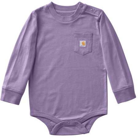 Carhartt Kids' Long Sleeve Pocket Bodysuit (Baby)
