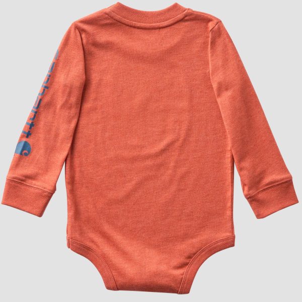 Carhartt Boys' Long Sleeve Dog Bodysuit (Baby)