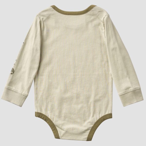 Carhartt Boys' Long Sleeve Dog Bodysuit (Baby)