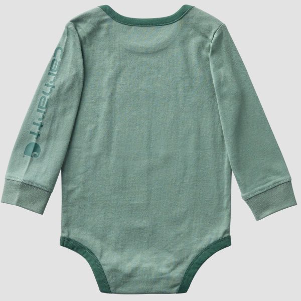 Carhartt Boys' Long Sleeve Dog Bodysuit (Baby)