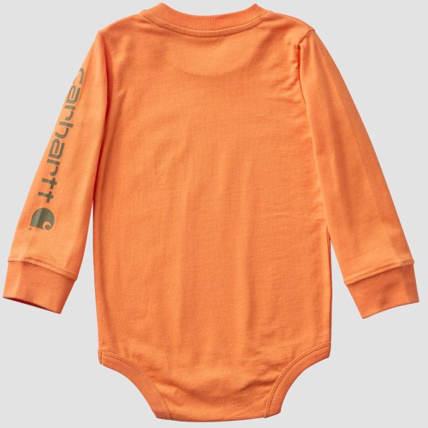 Carhartt Boys' Long Sleeve Deer Bodysuit (Baby)