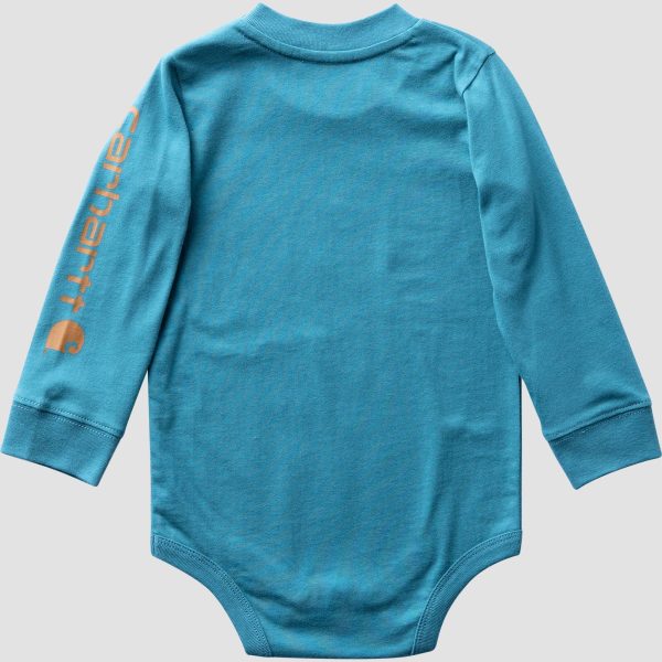 Carhartt Boys' Long Sleeve Construction Bodysuit (Baby)