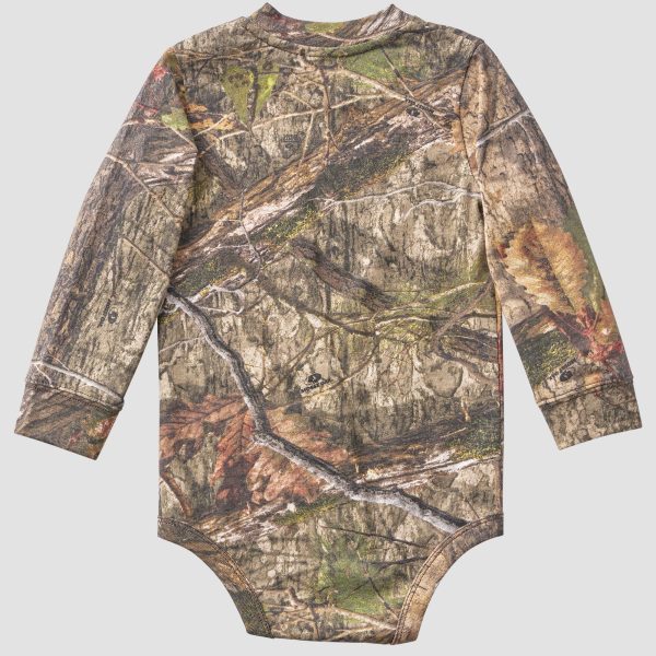 Carhartt Boys' Long Sleeve Camo Pocket Bodysuit (Baby)