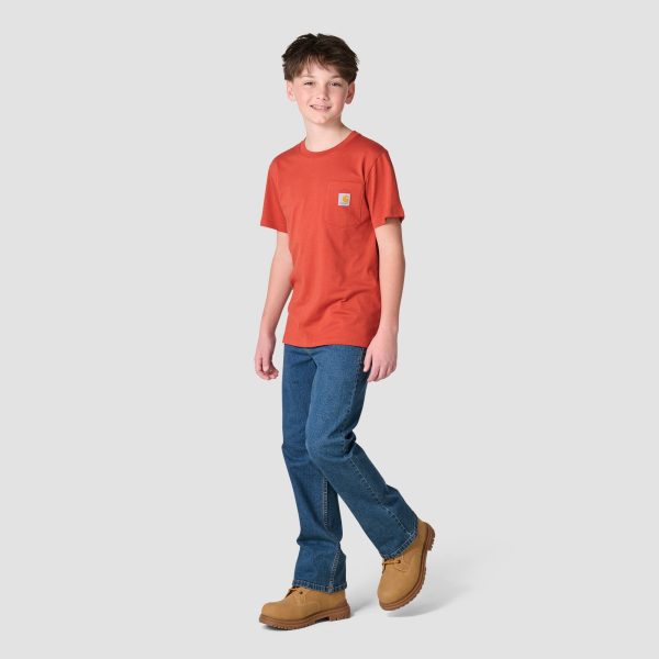 Carhartt Boys' Short Sleeve Pocket T-Shirt (Toddler/Child/Youth)