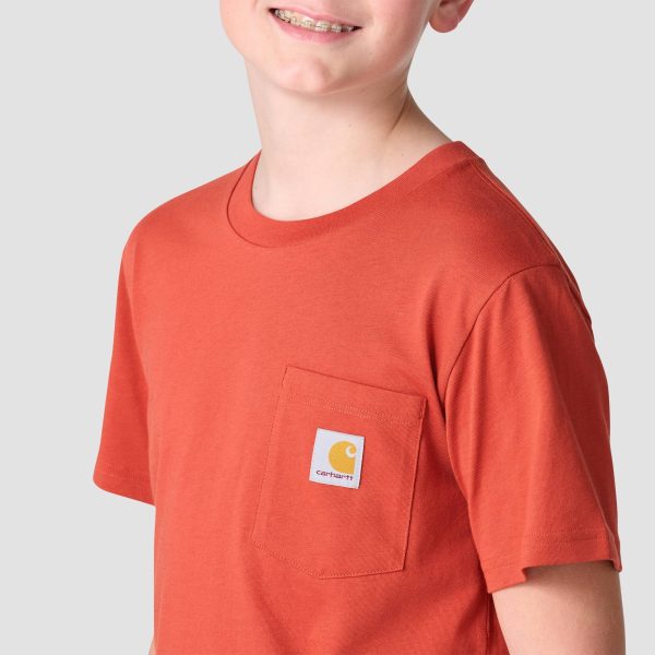 Carhartt Boys' Short Sleeve Pocket T-Shirt (Toddler/Child/Youth)