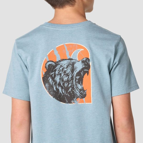 Carhartt Boys' Short Sleeve Bear "C" Pocket-Tee (Toddler/Child/Youth)