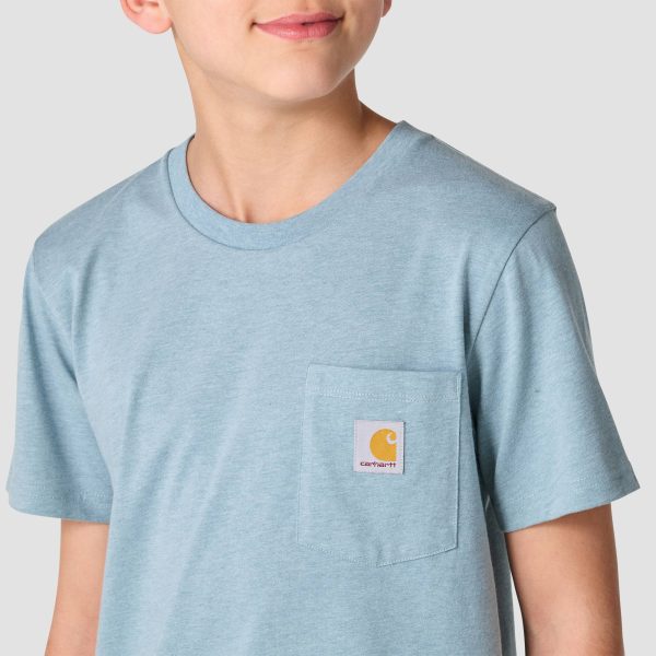 Carhartt Boys' Short Sleeve Bear "C" Pocket-Tee (Toddler/Child/Youth)