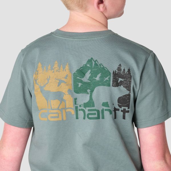 Carhartt Boys' Short Sleeve Outdoor T-Shirt (Toddler/Child/Youth)