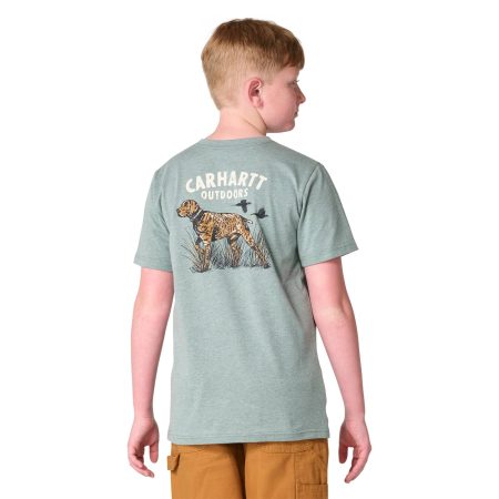 Carhartt Boys' Short Sleeve Pointer Pocket T-Shirt (Toddler/Child/Youth)