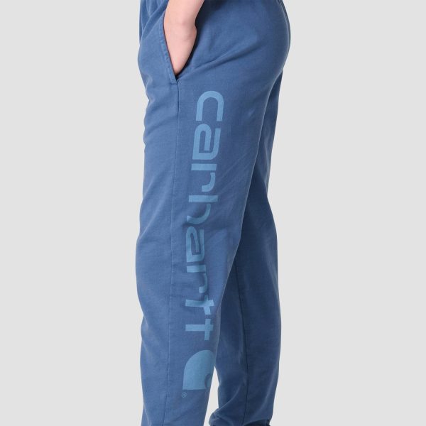 Carhartt Boys' Elastic Waistband French Terry Garment Dyed Sweatpant (Youth)