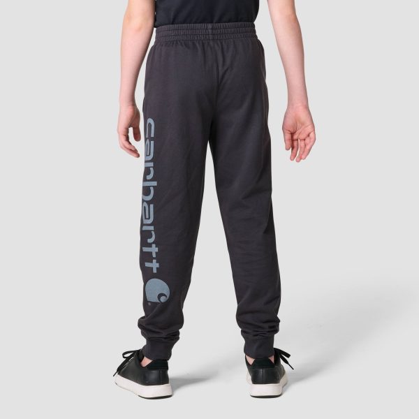 Carhartt Boys' Elastic Waistband French Terry Garment Dyed Sweatpant (Youth)