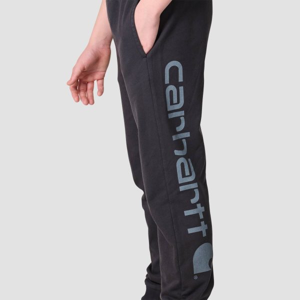 Carhartt Boys' Elastic Waistband French Terry Garment Dyed Sweatpant (Youth)
