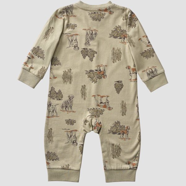 Carhartt Boys' Long Sleeve Dog Print Coverall (Baby)
