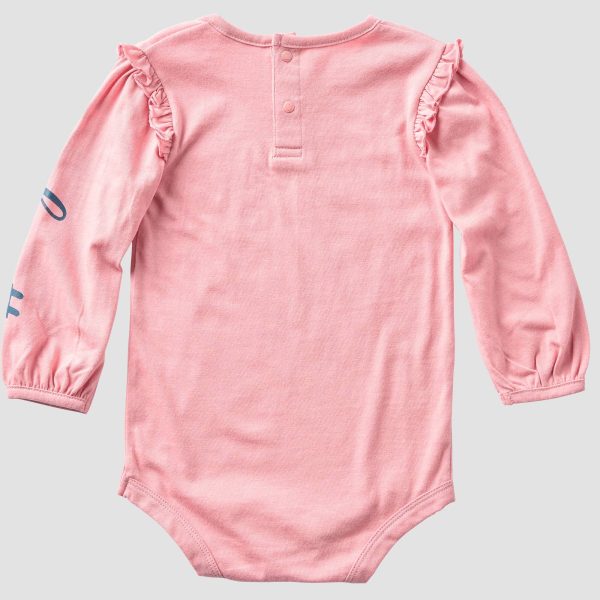 Carhartt Girls' Long Sleeve Mare Bodysuit (Baby)